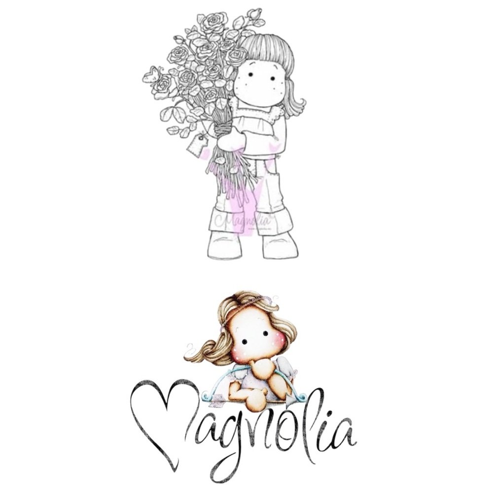 Super Cute Magnolia Rubber Stamp